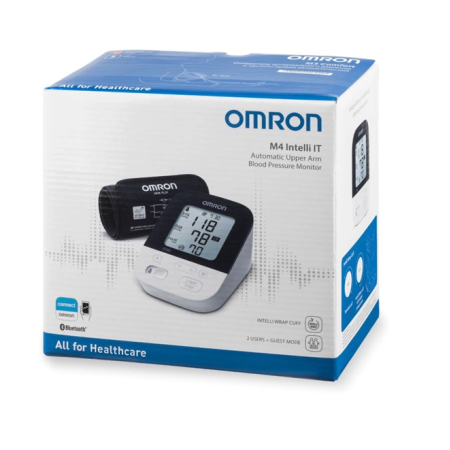 Тонометр Omron M4 Intelli IT HEM-7155T-EBK (HEM-7155T-EBK) белый