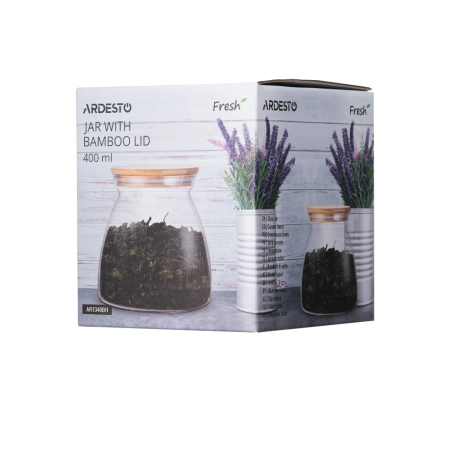 Банка для хранения Ardesto Fresh Hourglass AR1340BH прозрачный