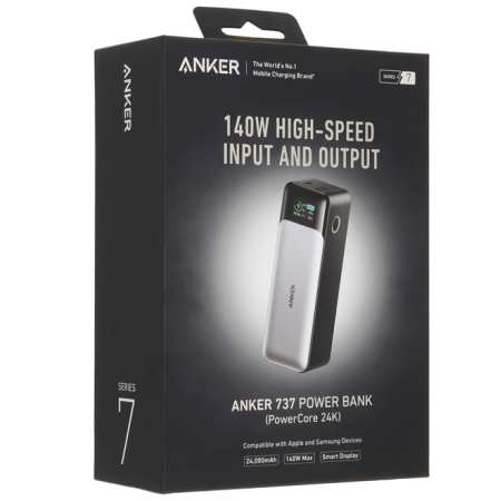 Портативный аккумулятор Anker 737 Gen 2 (A1289011) черный