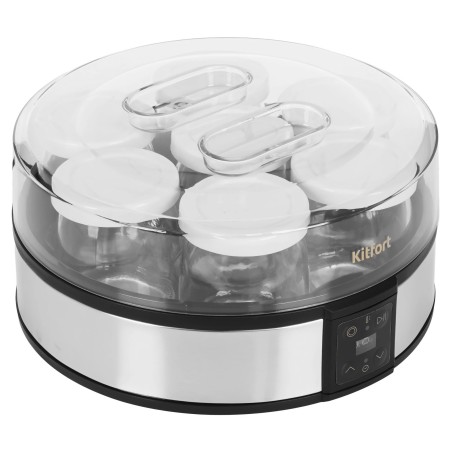 Йогуртница Kitfort КТ-6363 серебристый