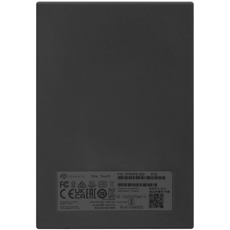 5 ТБ Внешний жесткий диск Seagate One Touch (STKZ5000401) серый
