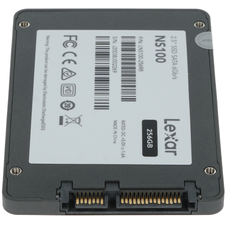 256 ГБ SSD диск Lexar NS100 (LNS100-256RB) черный