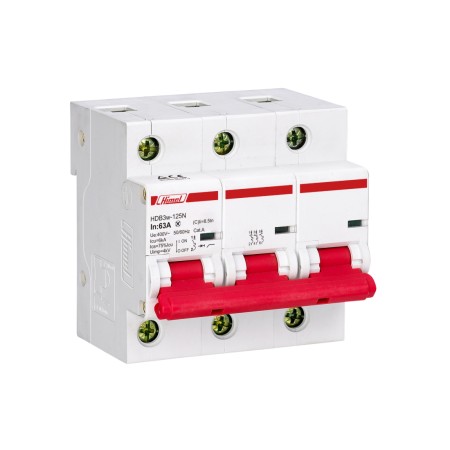 Автоматический выключатель Himel HDB3w-125 (HDB3W125H3C125) 125 А белый
