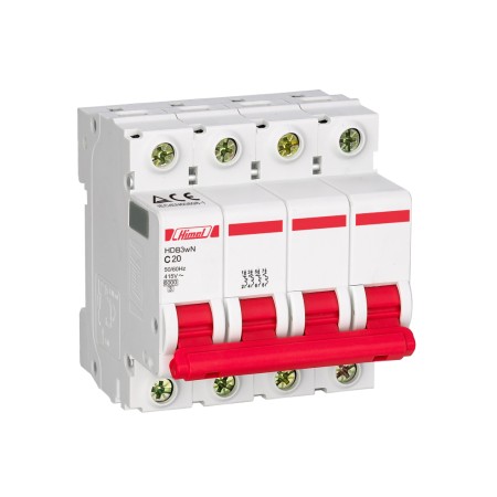 Автоматический выключатель Himel HDB3w (HDB3WL4C20) 20 А белый