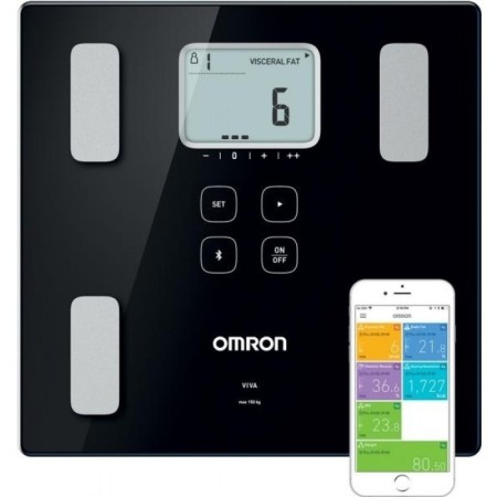 Весы Omron VIVA HBF-222T-EBK черный