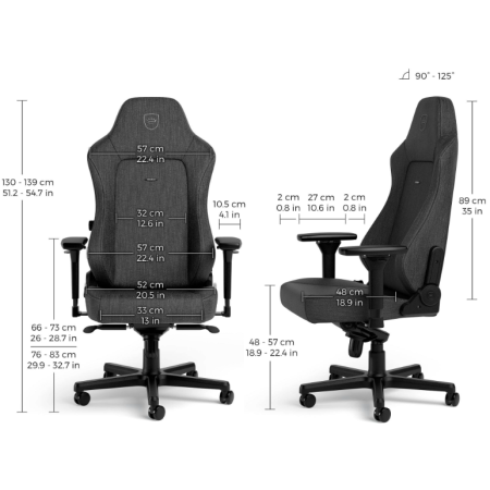 Игровое кресло Noblechairs HERO TX Gaming Chair (NBL-HRO-TX-ATC) антрацит
