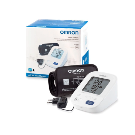 Тонометр Omron M3 Comfort (HEM-7122-ALRU) белый