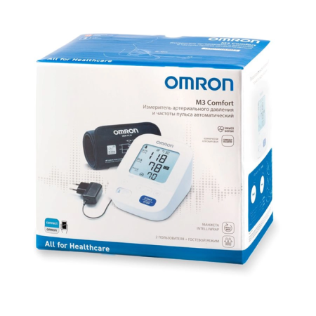 Тонометр Omron M3 Comfort (HEM-7122-ALRU) белый