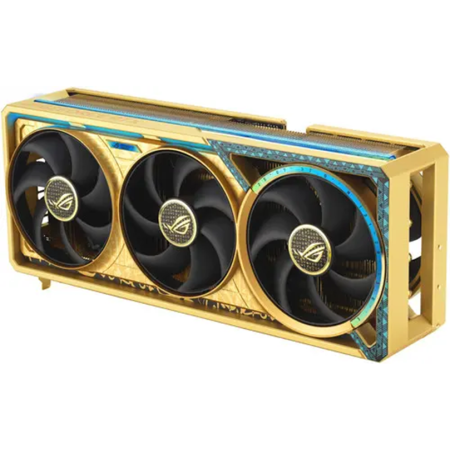 Видеокарта Asus GeForce RTX 5080 ROG Astral Dhahab CORE OC Edition (ROG-ASTRAL-RTX5080-O16G-DHAHAB-CORE) 16 Гб желтый