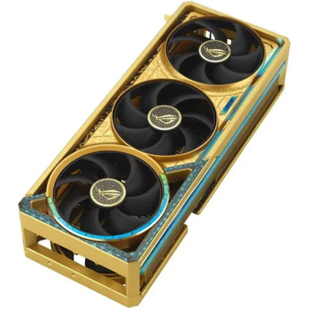 Видеокарта Asus GeForce RTX 5080 ROG Astral Dhahab CORE OC Edition (ROG-ASTRAL-RTX5080-O16G-DHAHAB-CORE) 16 Гб желтый