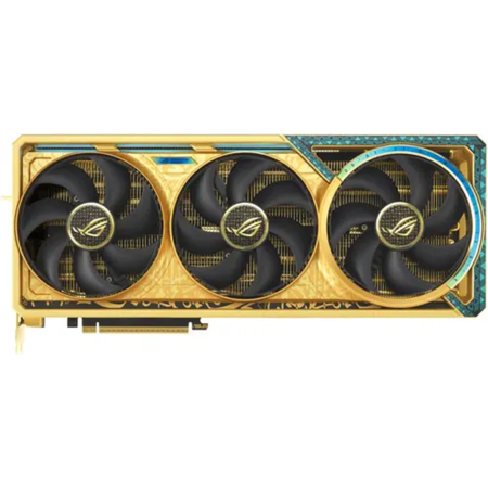 Видеокарта Asus GeForce RTX 5080 ROG Astral Dhahab CORE OC Edition (ROG-ASTRAL-RTX5080-O16G-DHAHAB-CORE) 16 Гб желтый