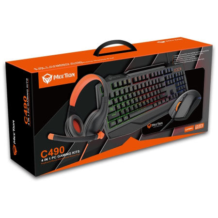 Игровой набор Meetion C490 (MT-C490) черный
