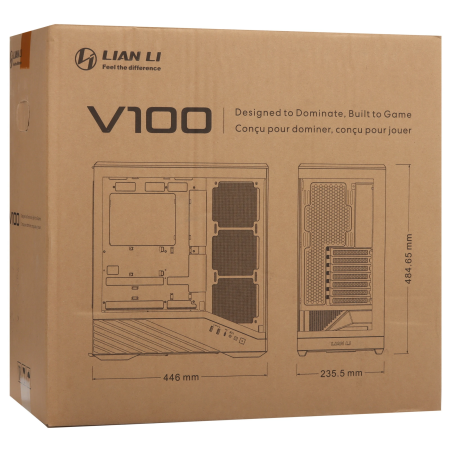 Корпус Lian Li Vector V100W (G99.V100W.01) белый