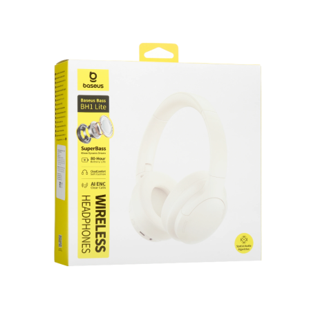 Наушники Baseus Bass BH1 Lite (A0203C02) белый