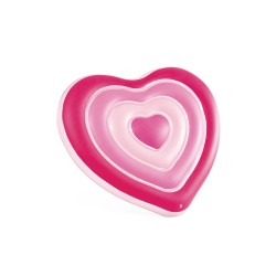 Матрас надувной Intex Sweetheart (58727EU) розовый 168 х 142 см (без насоса)