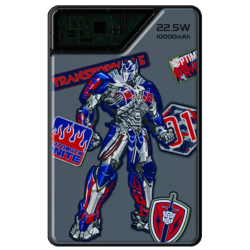 Портативный аккумулятор Transformers TF-D10 Optimus Prime серый