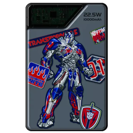Портативный аккумулятор Transformers TF-D10 Optimus Prime серый