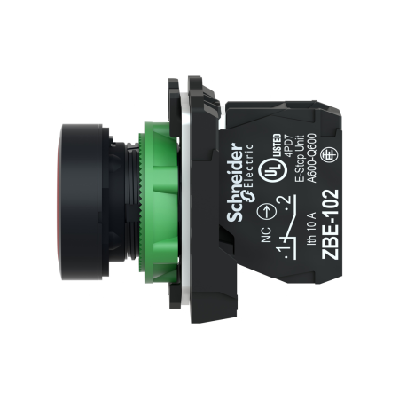 Пост кнопочный SE XB5AA42 красный