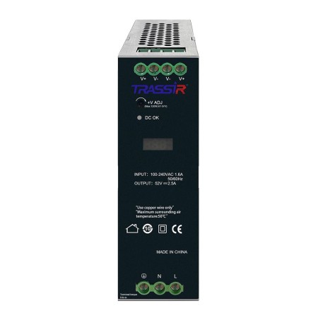 Блок питания для видеокамеры TRASSIR TR-PSI52DC240W черный