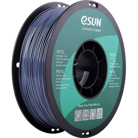 Пластик для 3D принтера eSUN PETG175S1 серый