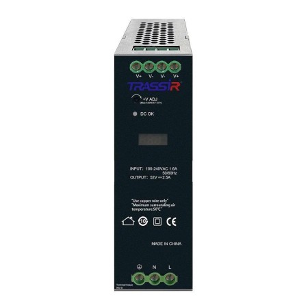 Блок питания для видеокамеры TRASSIR TR-PSI52DC300W черный