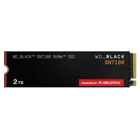 2 ТБ SSD диск Western Digital Black SN7100 (WDS200T4X0E-00CJA0) черный