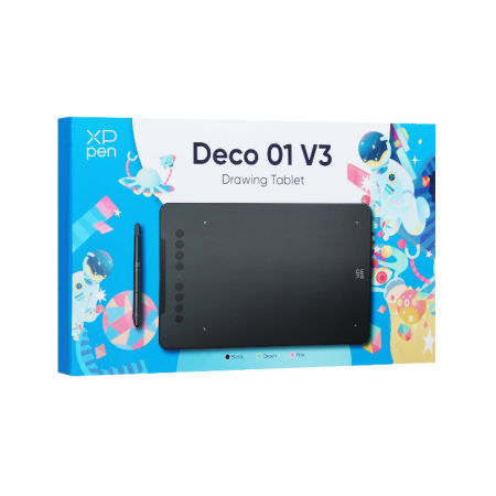 Графический планшет XP-PEN Deco 01 V3 зеленый