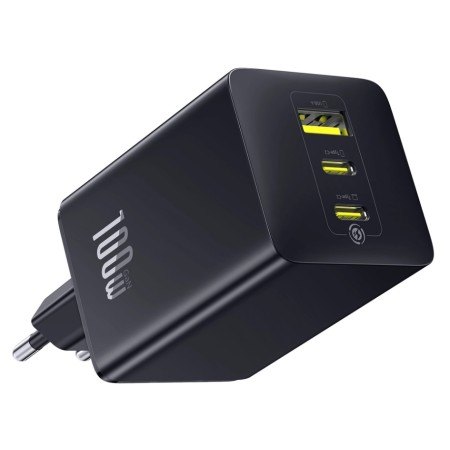 Сетевое зарядное устройство Baseus EnerFill FE11 2C+U 100W черный