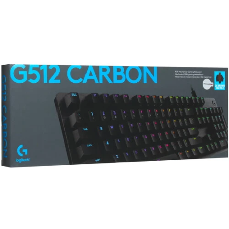 Клавиатура проводная Logitech G512 Carbon (920-009351) черный