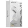 Мышь беспроводная + проводная Attack Shark V3 Pro белый