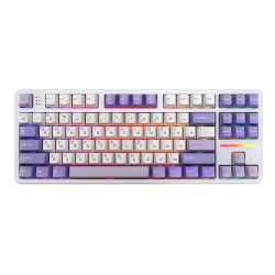 Клавиатура беспроводная + проводная Attack Shark X87 фиолетовый