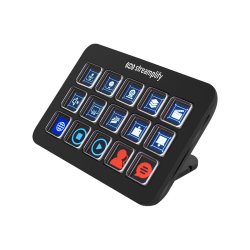 Контроллер для стриминга Streamplify Streaming Deck One (STREAMING DECK-LCD 15 KEYS W/HUB BLK) черный