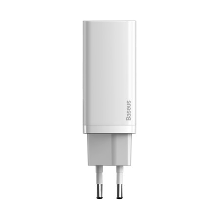 Сетевое зарядное устройство Baseus GaN2 Lite C+U 65W белый