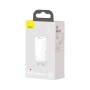 Сетевое зарядное устройство Baseus GaN2 Lite C+U 65W белый