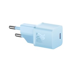 Сетевое зарядное устройство Baseus GaN5 Mini 1C 20W голубой