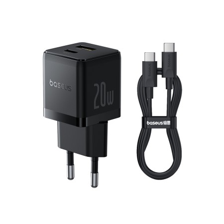 Сетевое зарядное устройство Baseus Palm C+U 20W (P10111608113-01) черный
