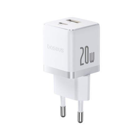 Сетевое зарядное устройство Baseus Palm C+U 20W (P10111608213-00) белый
