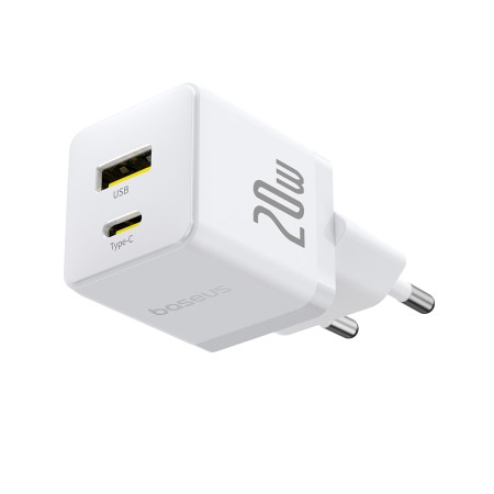 Сетевое зарядное устройство Baseus Palm C+U 20W (P10111608213-01) белый
