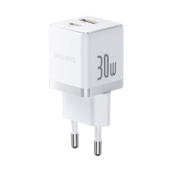 Сетевое зарядное устройство Baseus Palm C+U 30W (P1011160A213-01) белый