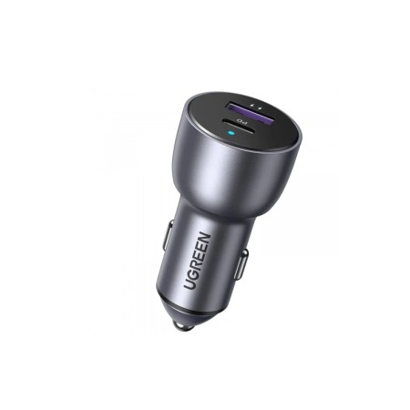 Автомобильное зарядное устройство Ugreen CD213 (60980) серебристый