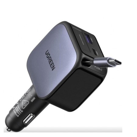 Автомобильное зарядное устройство Ugreen EC602 (55212B) серебристый