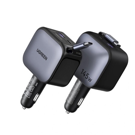 Автомобильное зарядное устройство Ugreen EC604 (55910B) серебристый