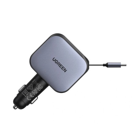 Автомобильное зарядное устройство Ugreen EC604 (55910B) серебристый