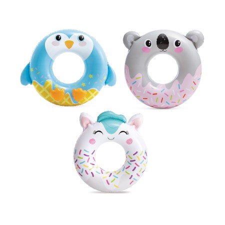Круг Intex Cute Animal (59266NP) белый/голубой/серый