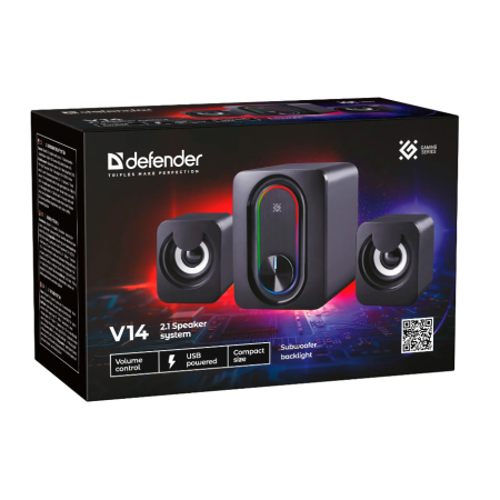Колонки Defender V14 черный