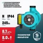 Циркуляционный насос ALTECO CP 32-8/180 бирюзовый