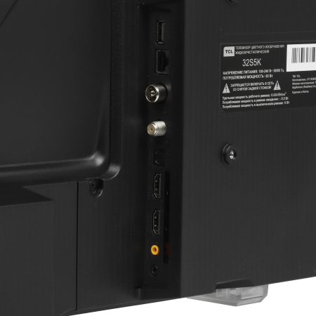 32" Телевизор TCL 32S5K черный