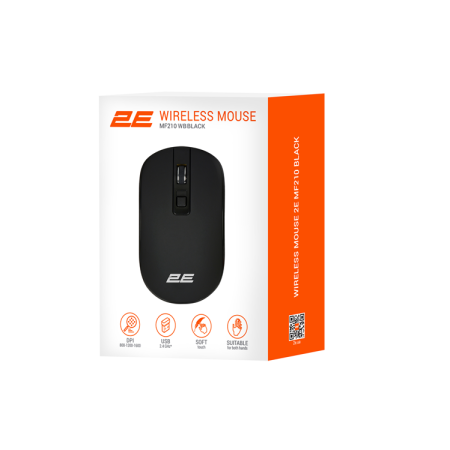 Мышь беспроводная 2E MF210 (2E-MF210WB) черный