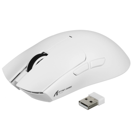 Мышь беспроводная + проводная Attack Shark X11 SE (X11 SE White) белый