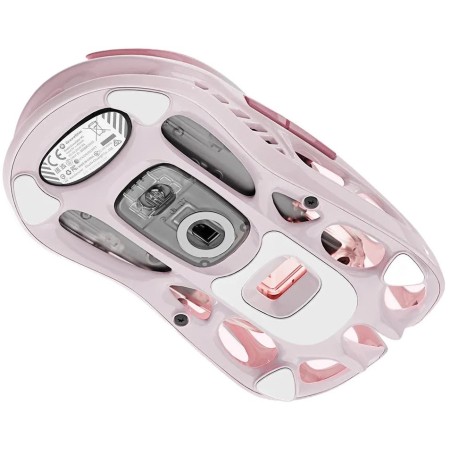 Мышь беспроводная + проводная GravaStar Mercury M1 Pro Sakura Pink розовый